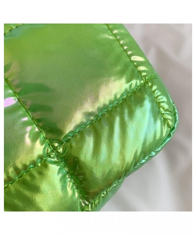 nter Fem Tote Bag Fashion Quilted Che Unrarm Bag Simple Casl Nylon Ele t Portable for Wed Vation Green $8.56 Shoulder Bags