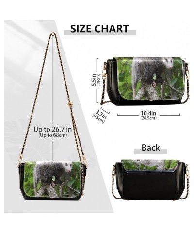 Crossbody Bags for Women Trendy Women's Black Shoulder Bag Small PU Leather Flap Cross Body Bag Handbags Pattern23 $20.49 Cro...