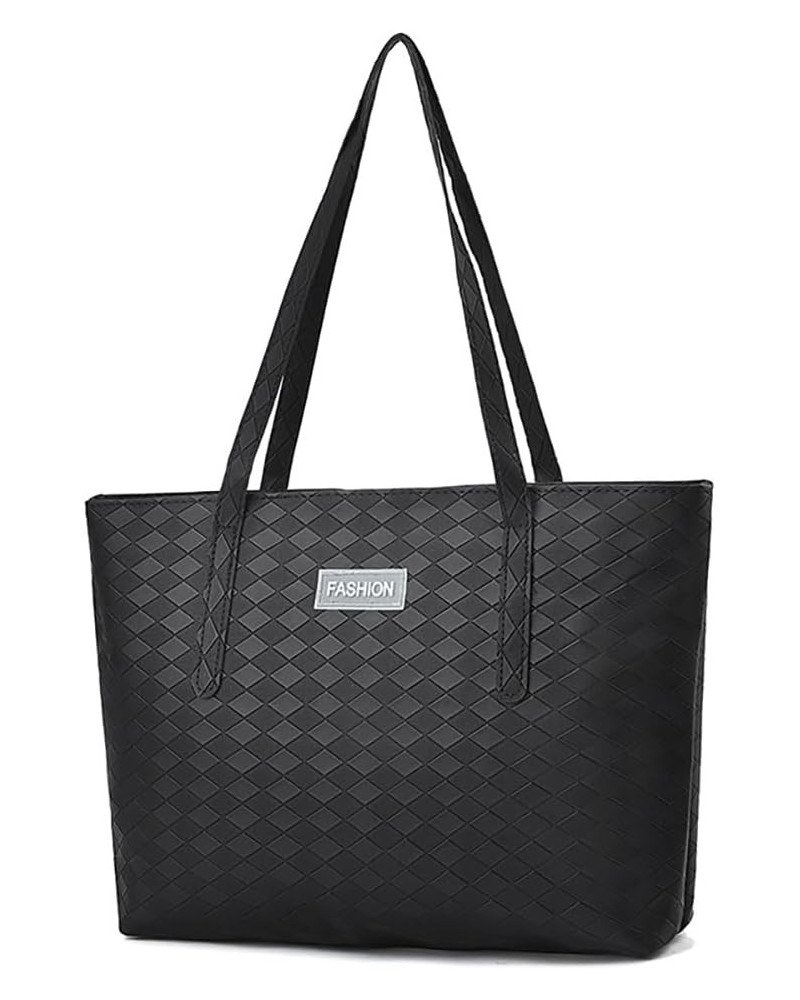 Tote Bag for Women Tote Purse for Women Shoulder Bag Women's Top-handle Handbags Black 02 $8.83 Totes