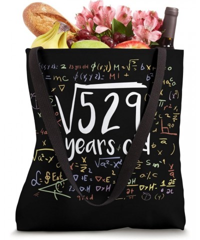 23rd Birthday Square Root of 529: 23 Years Old Gift Math Tote Bag $13.35 Totes