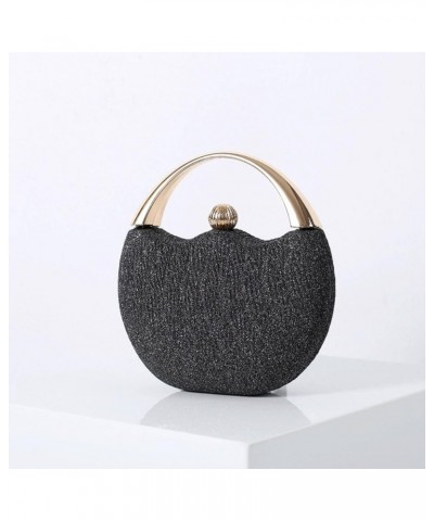 Glittering Powder Portable Banquet Bag arc Dinner Bag Wedding Bag Party Beaded Bag Evening Bag Heise $27.74 Evening Bags