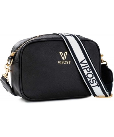 Crossbody Bags for Women, Small Leather Crossbody Bag Purse Women's Shoulder Handbags with Adjustable Strap Black $7.79 Cross...