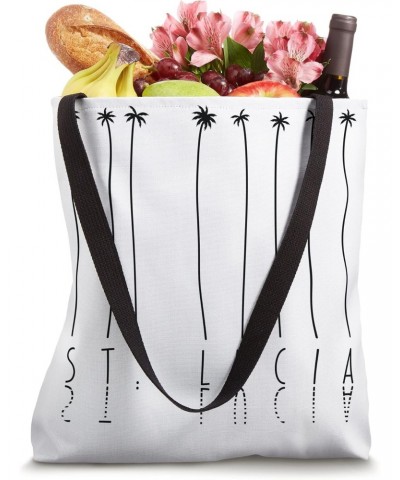 Palm Tree Vacation - Island St. Lucia Tote Bag $13.76 Totes