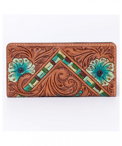 Wallet Hand Tooled Genuine Leather Western Women Bag | Handbag Purse | Women Wallet | Wristlet Wallet | Travel Wallet | Leath...