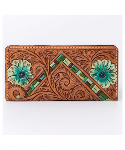 Wallet Hand Tooled Genuine Leather Western Women Bag | Handbag Purse | Women Wallet | Wristlet Wallet | Travel Wallet | Leath...