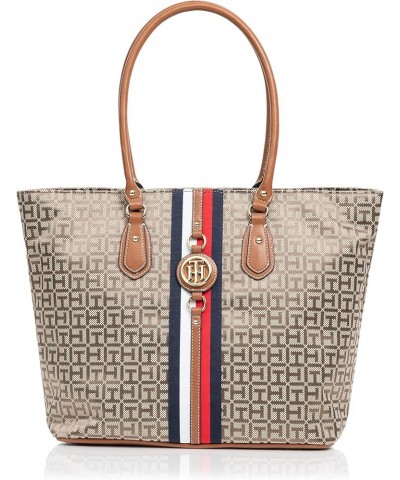 Women's Jaden Plus Tote Tan/Dk Chocolate $31.36 Totes