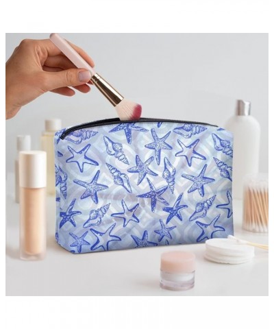 Women's PU Eather Zipper Clutch Bag, Large Capacity, Travel Clutch Bag, Convenient to Carry Starfish $9.20 Totes