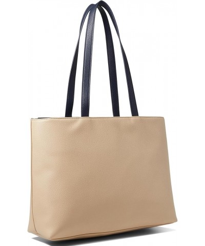 Chloe Ii Tote Fawn/White Greige/Tommy Navy $44.53 Shoulder Bags