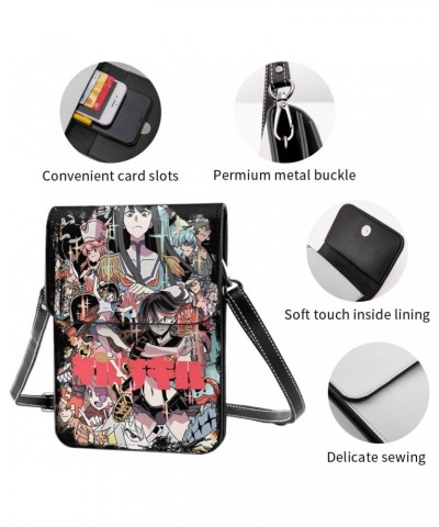 Anime Small Cell Phone Purse Kill La Kill Fashion Womens Crossbody Cellphone Bag Mini Shoulder Bag 7.5x5.3 Inches $17.33 Cros...