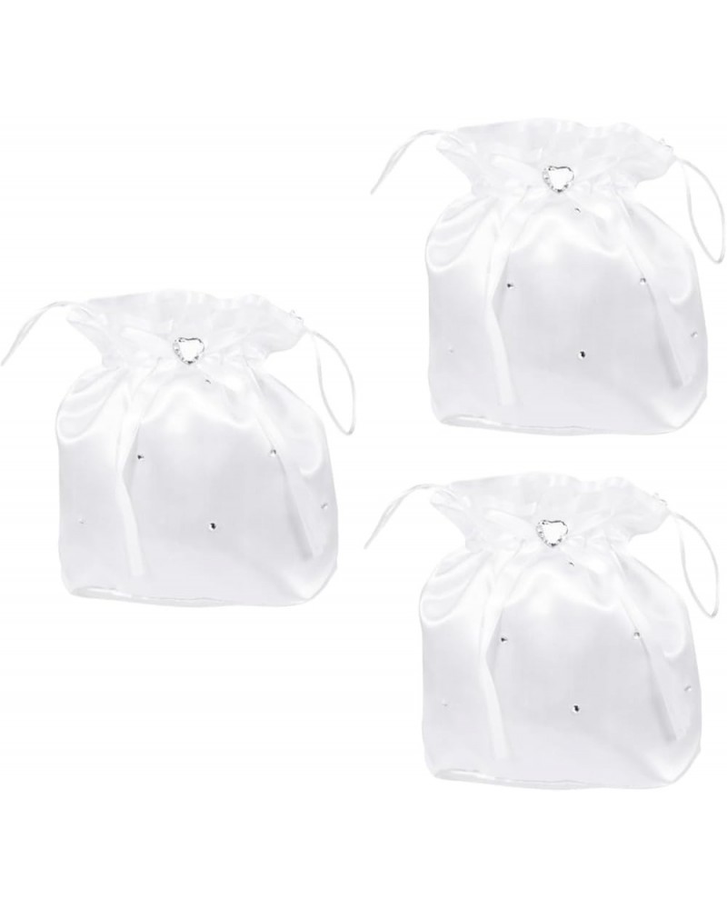 2pcs wedding dollar dance bags bridal bags for wedding day bridesmaid handbag purse for little girls Whitex3pcs $9.41 Wallets