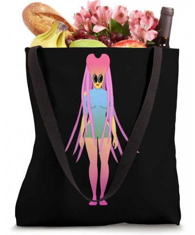 Beautiful Feministic Alien Tote Bag $14.30 Totes