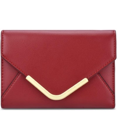 Wallet Ladies Wallet Fashion Three fold Refreshing Short Wallet Multi-Function Coin Purse (Color : D) C $22.52 Wallets