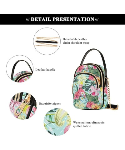 Small Crossbody Handbag for Women Mini Over Shoulder Purse with Three Zippered Pockets Durable Travel Purse Color-hf020 $12.0...