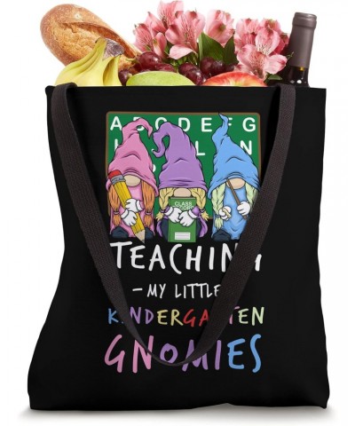 Kindergarten Teacher Gnome Teaching My Little Gnomies Women Tote Bag $13.67 Totes