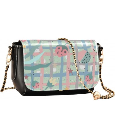 Strawberry Cute Plaid Crossbody Bag Women Beauty Side Bags with Adjustable Strap Large Sling Bag $21.31 Crossbody Bags