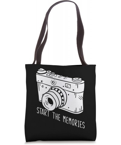 Start the Capture Memories Photo Shooting Cameraman Lens Tote Bag $12.04 Totes