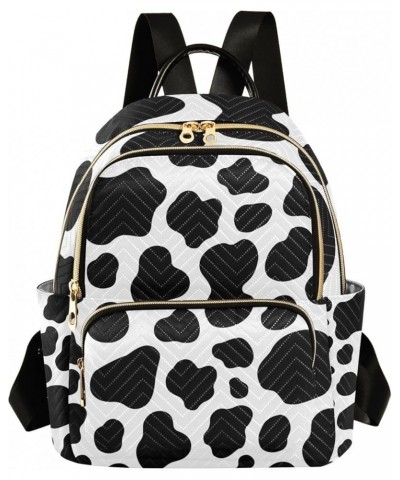 Cow Print Mini Backpack Fashion Backpack Purse for Women,Handbag Shoulder Bag Casual Daypack, Ladies Gift for College Work (M...