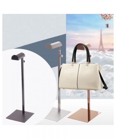 Metal Bag Stand Women Handbag Height Adjustable 36-60cm , Black Steel $16.13 Handbags