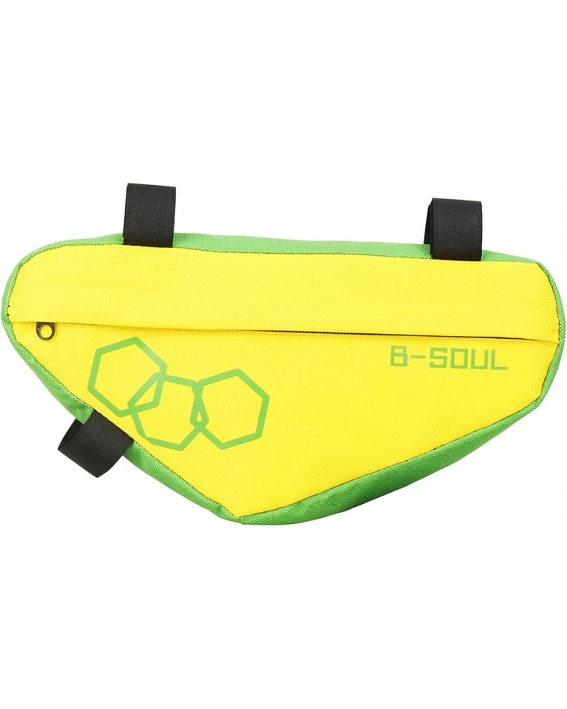 Bike Triangle Frame Bag Bicycles Front Top Tube Bag Triangle Pouch Cycling Tool Saddle Bag for Road and Mountain Bikes Yellow...