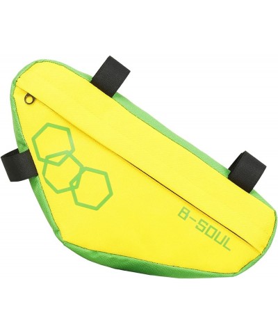 Bike Triangle Frame Bag Bicycles Front Top Tube Bag Triangle Pouch Cycling Tool Saddle Bag for Road and Mountain Bikes Yellow...