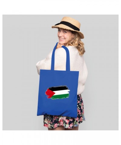 Palestine Palestinian national flag vintage proud pride home country Navy Black Multicolor Canvas Tote Bag $19.71 Totes