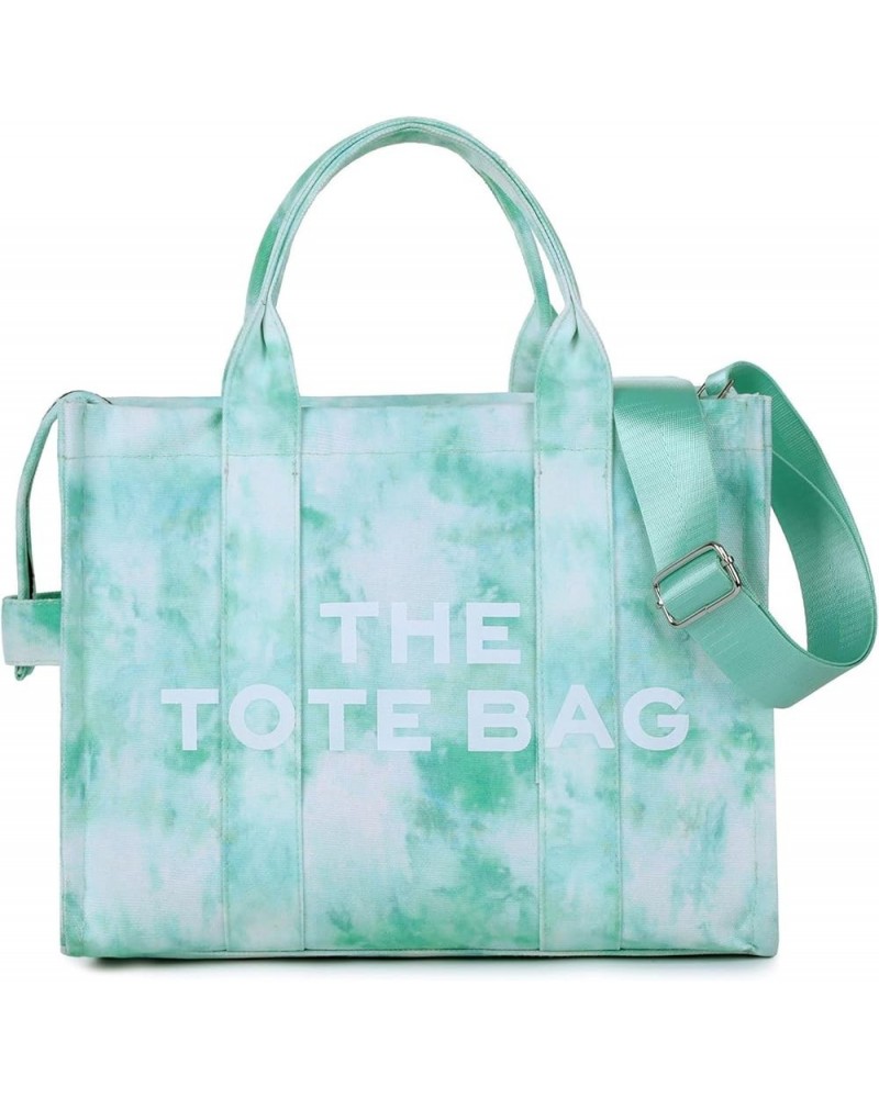 Womens The Tote Bag Canvas Tote Bags Women Shoulder Tote Bags Crossbody Tote Handbag Purse for Work Travel Green $18.89 Totes