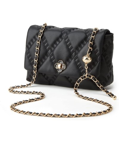 Small crossbody bag and wallet with wide shoulder strap 2 pieces Black-bb $9.85 Crossbody Bags