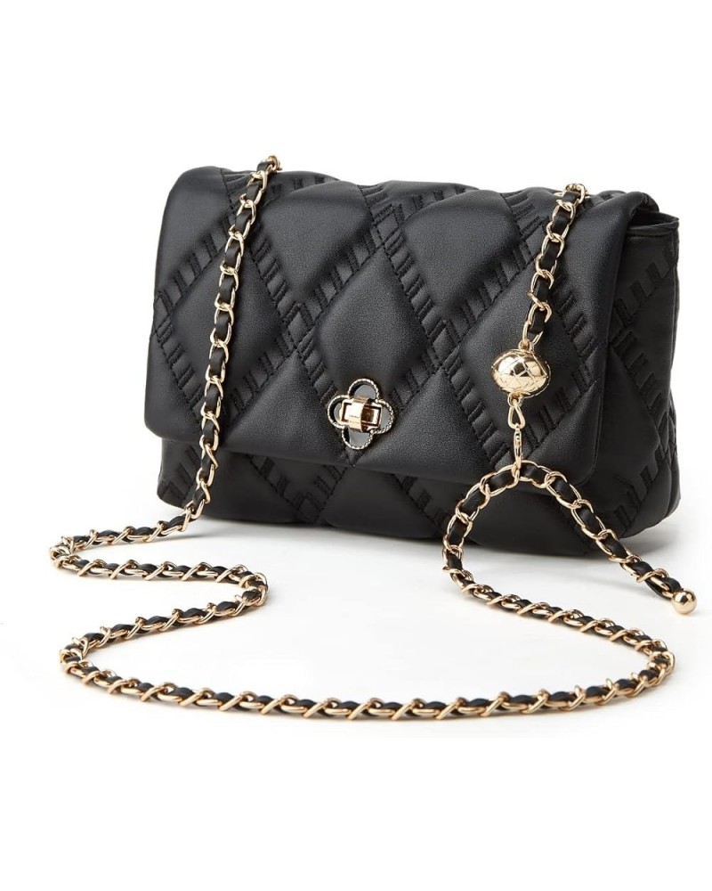 Small crossbody bag and wallet with wide shoulder strap 2 pieces Black-bb $9.85 Crossbody Bags