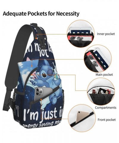 Cartoon Sling Bag Chest Crossbody Bag Men Women Casual Sling Backpacks For Travel Hiking Sport Ae49 $13.74 Backpacks