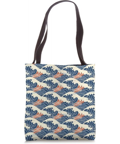 Kanagawa Wave Pattern Tote Bag $9.90 Totes