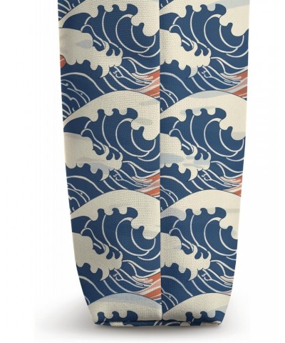 Kanagawa Wave Pattern Tote Bag $9.90 Totes