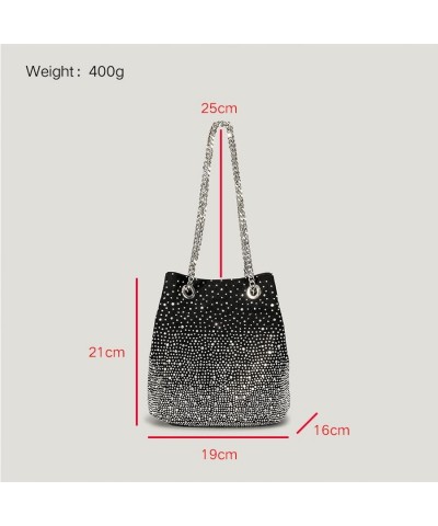 Rhinestone Handbag Pursem，Rhinestone Money Handbag for Women, Crossbody Handbag for Wedding Party Date White $29.69 Evening Bags