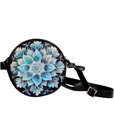 Crossbody Bags for Women,Crossbody Bag Men,Small Sling Bag,Floral Mermaid Mandala,Crossbody Purse $10.84 Crossbody Bags