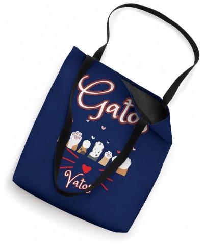 Gatos before Vatos Funny Valentines Cats Spanish Tote Bag $13.11 Totes