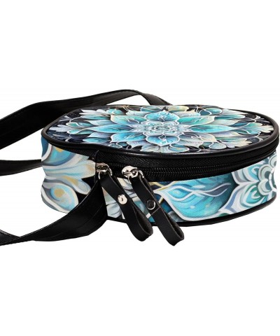 Crossbody Bags for Women,Crossbody Bag Men,Small Sling Bag,Floral Mermaid Mandala,Crossbody Purse $10.84 Crossbody Bags