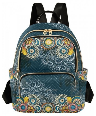 Mandala Graffi Ethnic Small Backpack Purse for Women Travel Bag Fashion Daypack Back Pack Shoulder Bag Multicolor Medium $15....