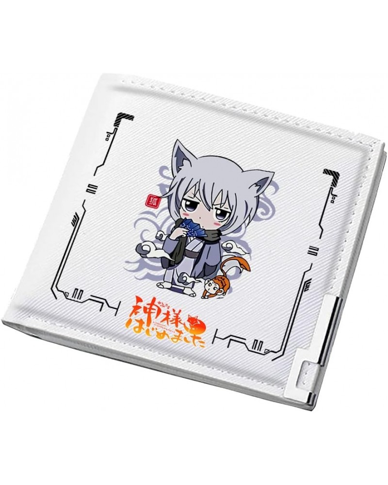 Kamisama Love Kawaii Small Wallets Cartoon ID Card Holder Pu Leather Slim Purses Unisex Anime Money Bag(7) White 7 $13.96 Wal...