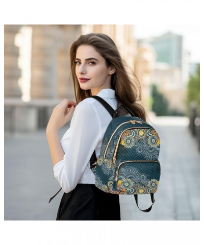 Mandala Graffi Ethnic Small Backpack Purse for Women Travel Bag Fashion Daypack Back Pack Shoulder Bag Multicolor Medium $15....