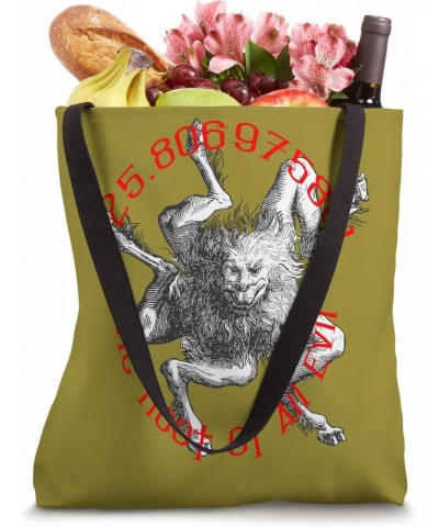 25.806975801 The Demonic Root Of All Evil Math Geek Fun Tote Bag $9.63 Totes