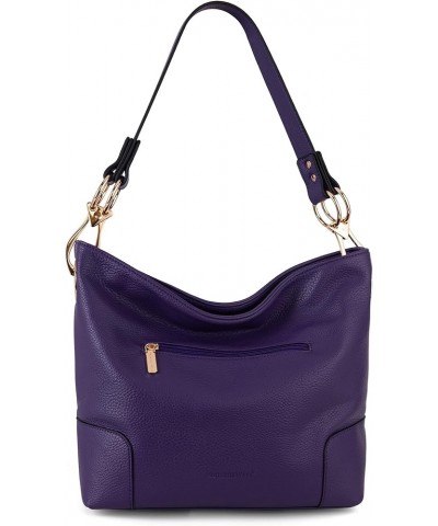 Hobo Bags for Women Top Handle Satchel Shoulder Purse Bucket Handbag Special-purple $11.75 Totes