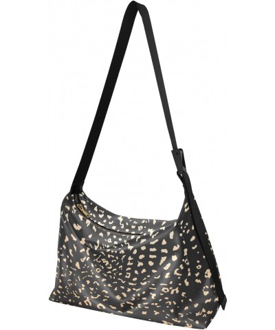 Gold Leopard Cheetah Print Womens Tote Bag Leather Shoulder Bag For Women Men Large Hobo Cross Body Bags Handbag $19.71 Totes