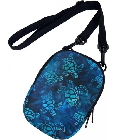 Small Crossbody Bag for Men Women Lightweight Zipper Messenger Bag Shoulder Sling Handbag Adjustable Strap Blue Turtle $10.63...