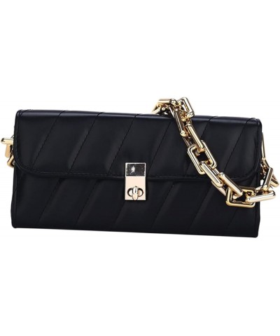 French underarm bag shoulder bag for women leather shoulder bag sash bags for women crossbody travel Black $12.90 Totes