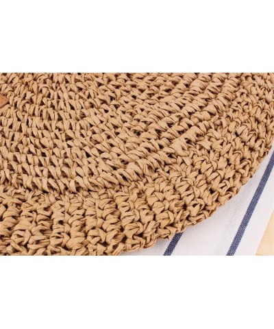 Straw Beach Bag for Women Summer Woven Tote Bag Rattan Handbag Shoulder Bag Hobo Bohemian Large Beige-a $22.03 Shoulder Bags