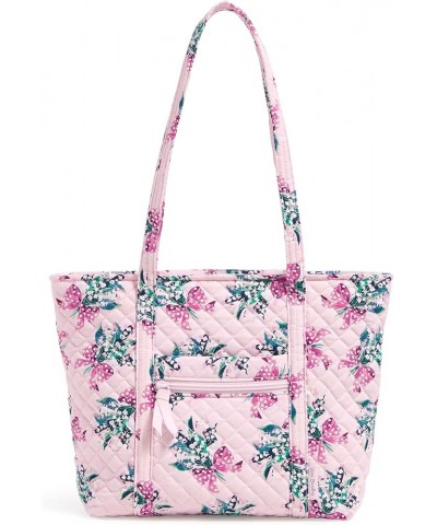 Verabradley Womens Cotton Small Vera Tote Bag Happiness Returns Pink - Recycled Cotton $62.40 Totes