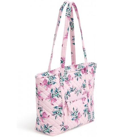 Verabradley Womens Cotton Small Vera Tote Bag Happiness Returns Pink - Recycled Cotton $62.40 Totes