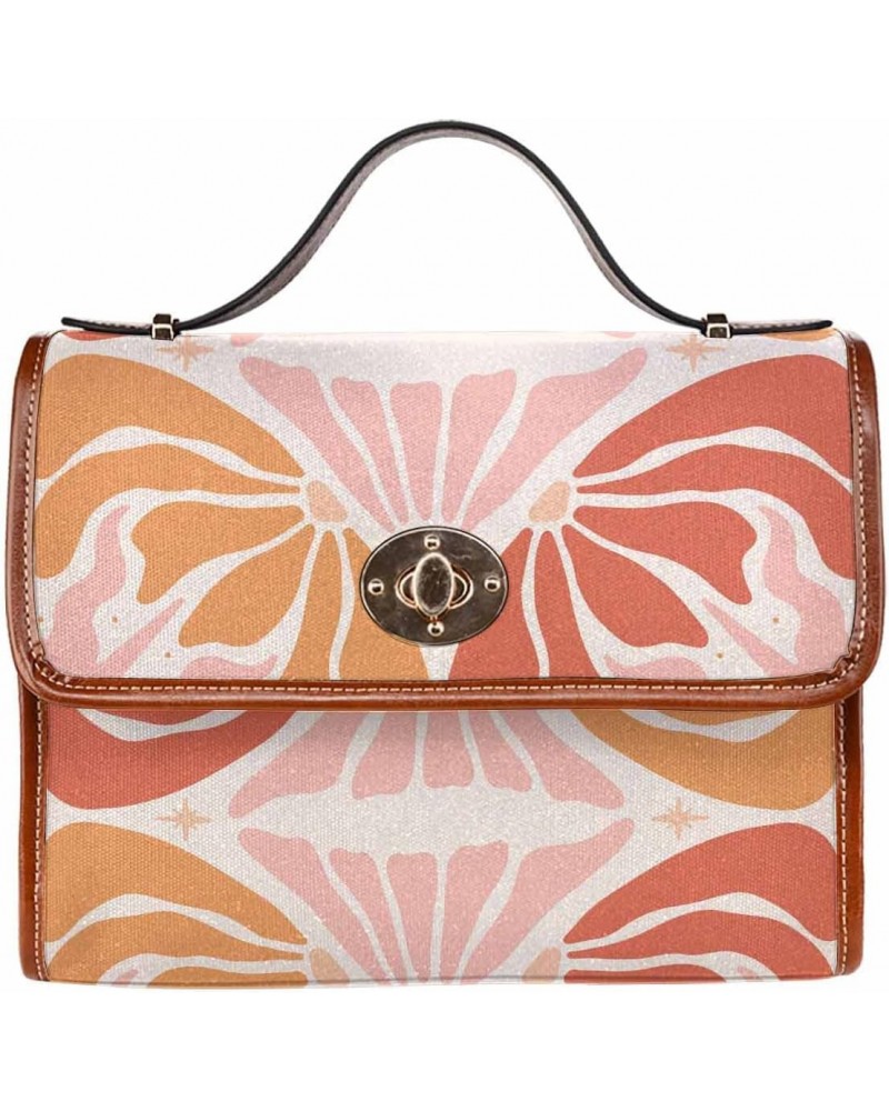 Trendy Floral y2k Crossbody, Retro Waterproof Satchel, Boho Crossbody Purse, Boho Aesthetic Purse $48.32 Satchels