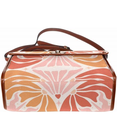 Trendy Floral y2k Crossbody, Retro Waterproof Satchel, Boho Crossbody Purse, Boho Aesthetic Purse $48.32 Satchels