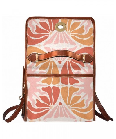 Trendy Floral y2k Crossbody, Retro Waterproof Satchel, Boho Crossbody Purse, Boho Aesthetic Purse $48.32 Satchels