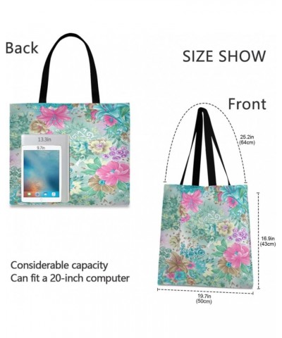 Canvas Tote Bag for Women with Pocket,Canvas Tote Purse Work Tote Bag Canvas Shopping Bag 18 $11.50 Totes